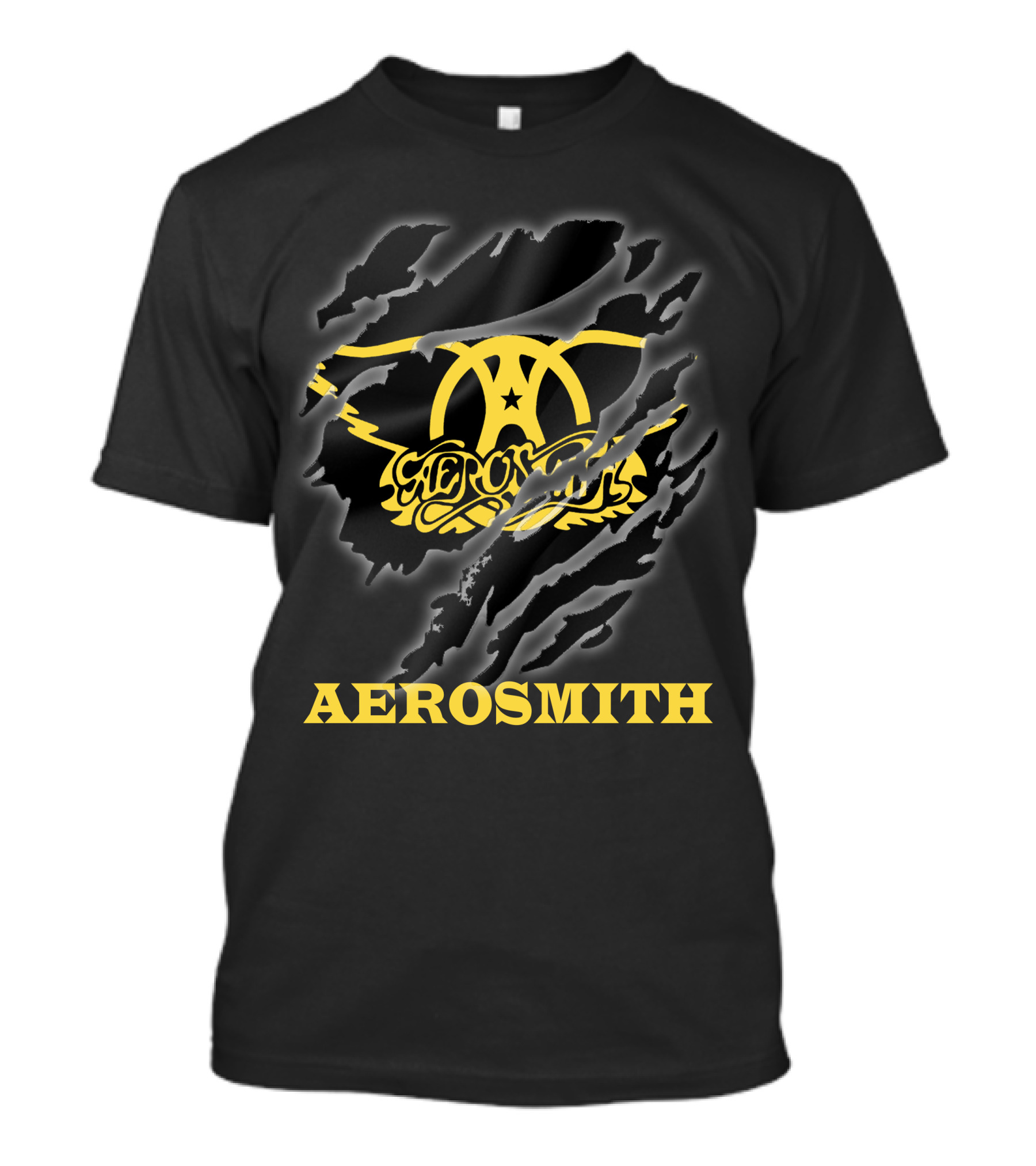 Aerosmith Logo Scratched T-Shirt