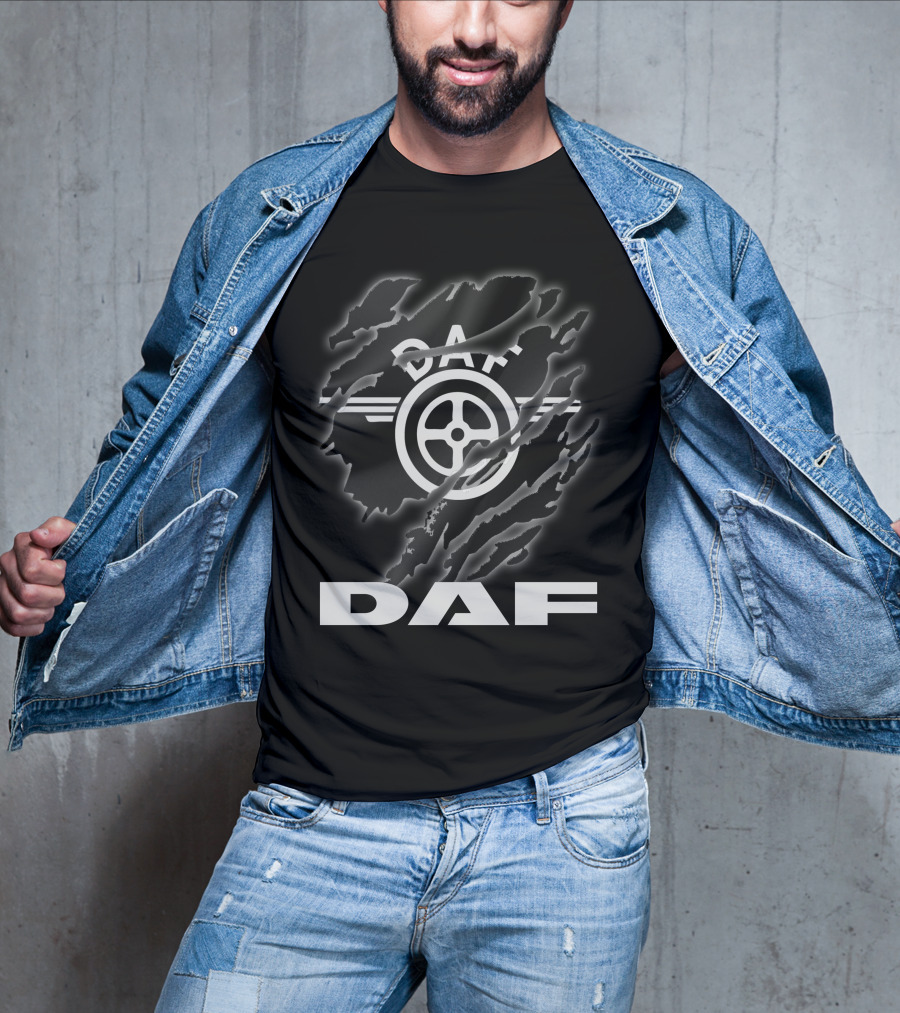 Daf Wheel Logo Claw Marks T-Shirt