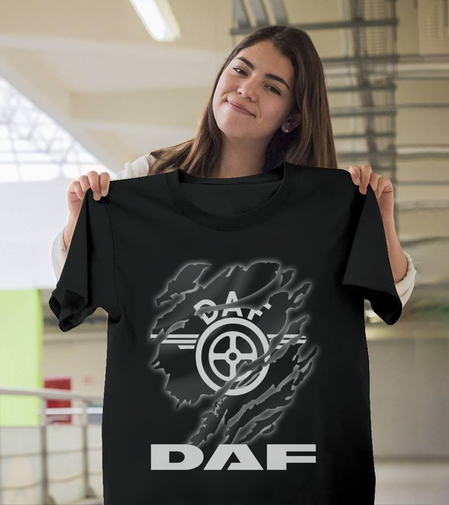 Daf Wheel Logo Claw Marks T-Shirt