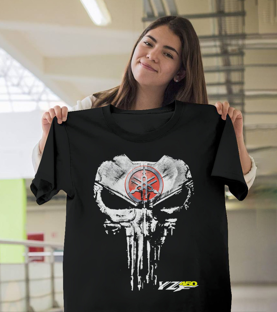 Yamaha Yfz450 Skull T-Shirt