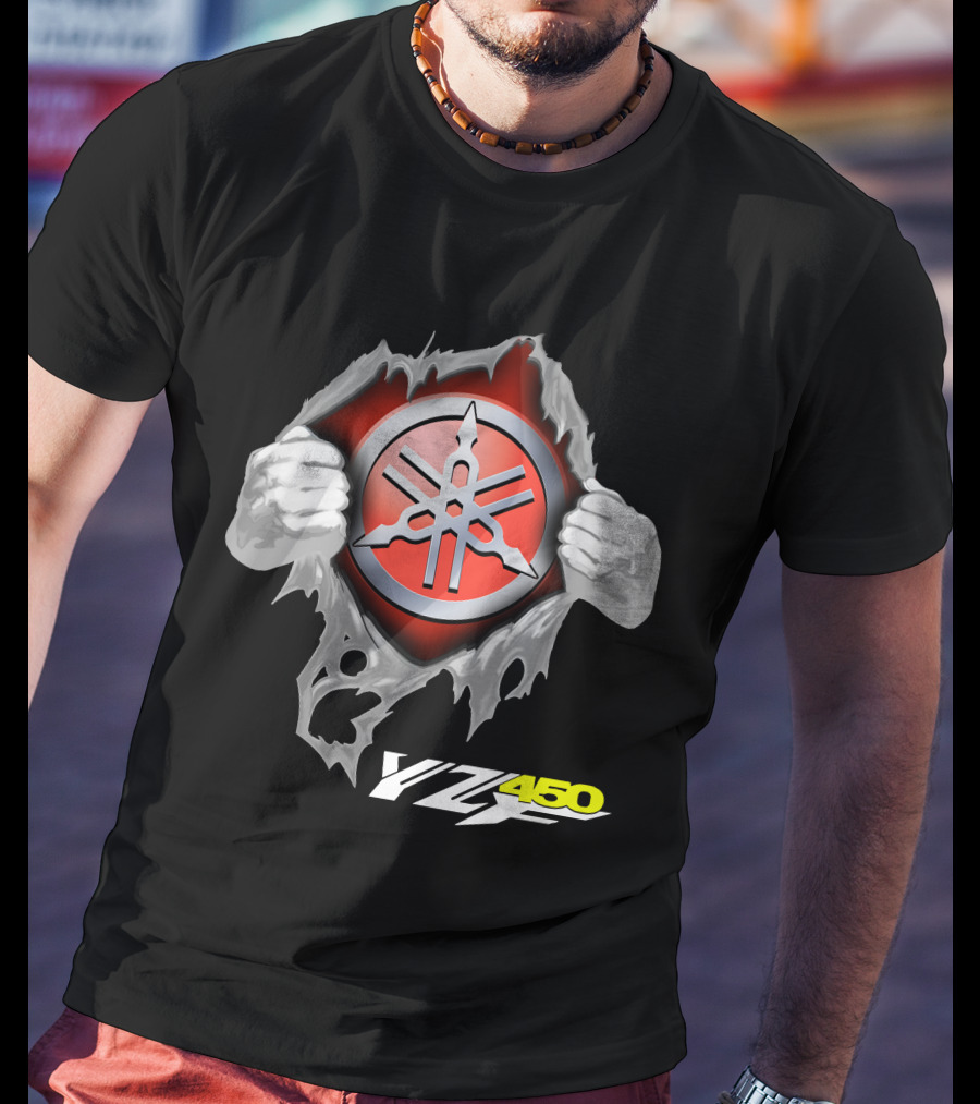 Yamaha Emblem Yz450 Dynamic Burst T-Shirt