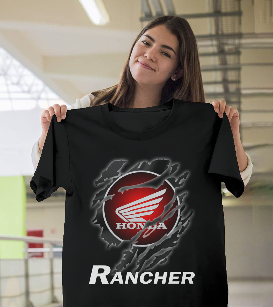 Rancher Honda Wing Logo Claw Marks T-Shirt
