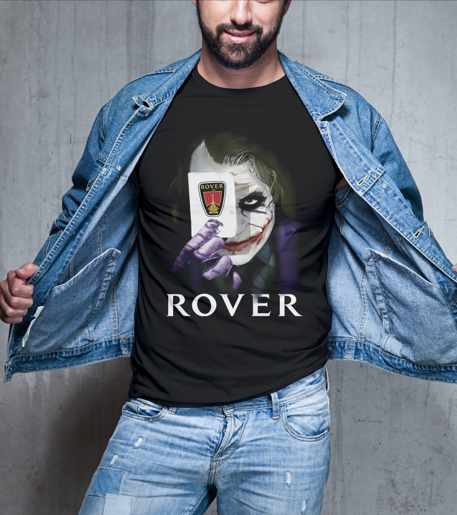 Rover Joker Card Villain Holding Car T-Shirt