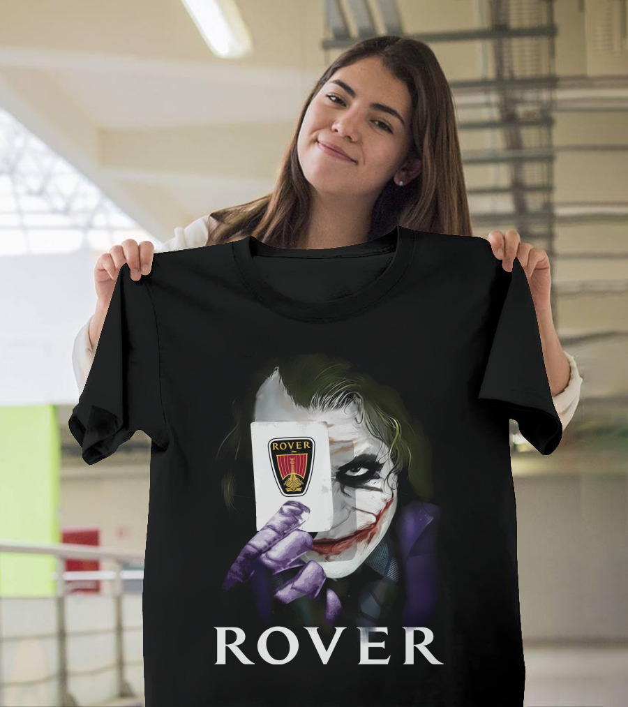 Rover Joker Card Villain Holding Car T-Shirt