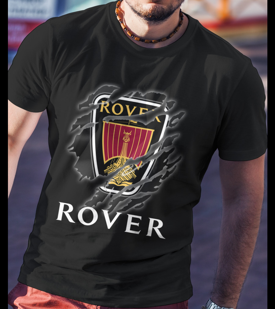 Rover Shield Emblem Claw Marks Rover12 T-Shirt