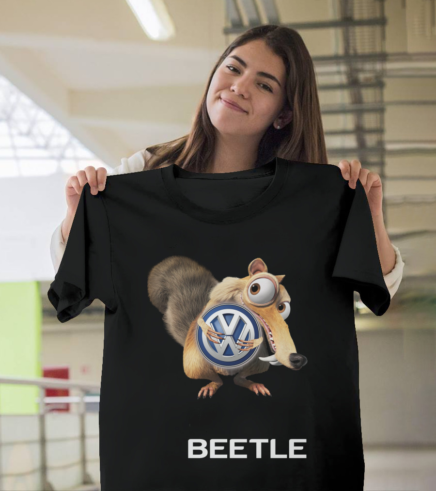 Beetle Volkswagen Scrat Holding Vw T-Shirt