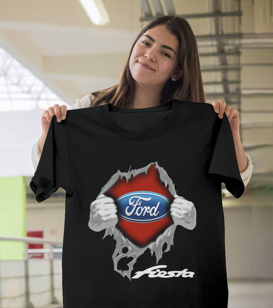 Ford Fiesta Logo Tear Reveal T-Shirt