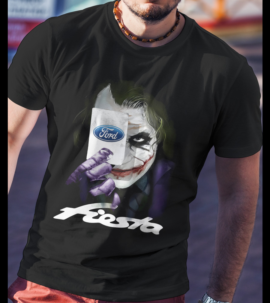 Joker Ford Fiesta Card Joker Face T-Shirt