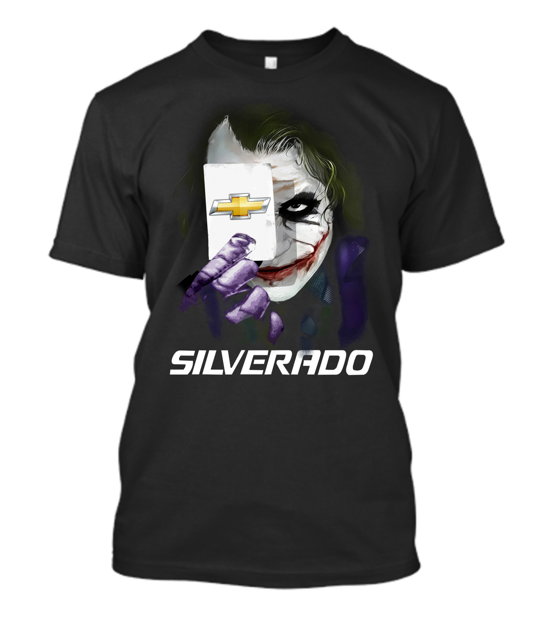 Chevy Silverado Joker Card Mashup T-Shirt