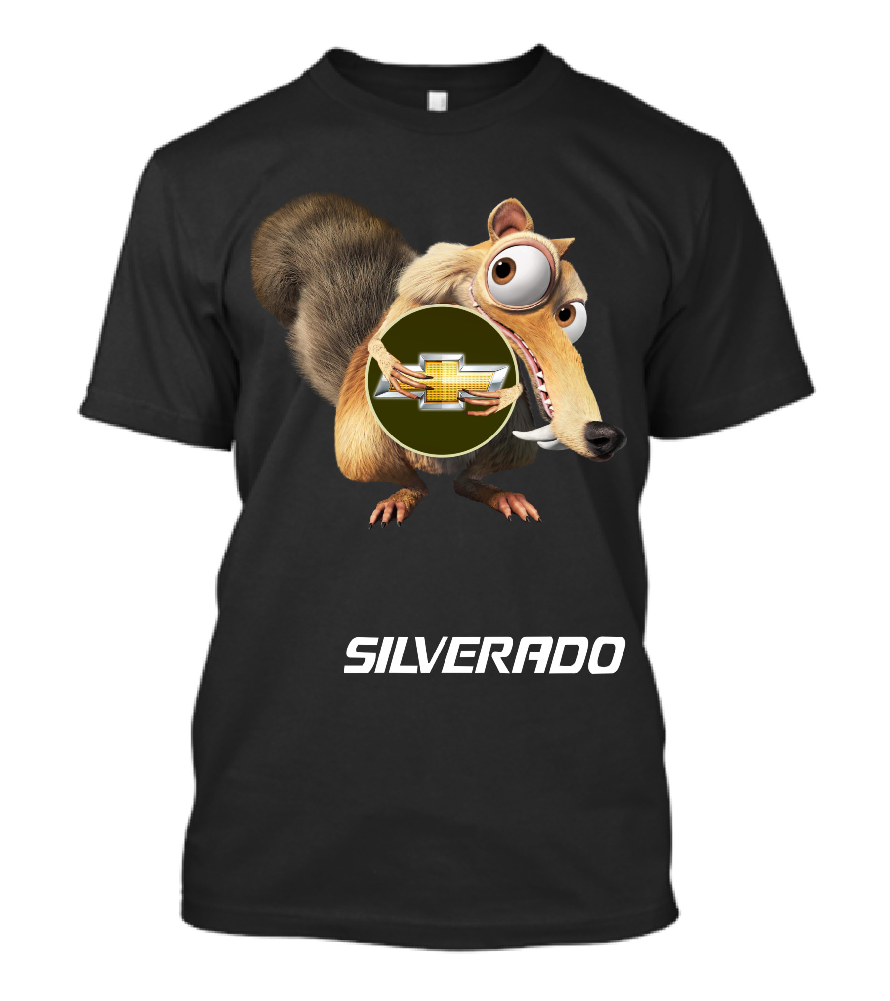 Silverado Scrat With Chevrolet T-Shirt