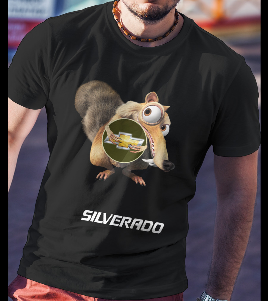 Silverado Scrat With Chevrolet T-Shirt