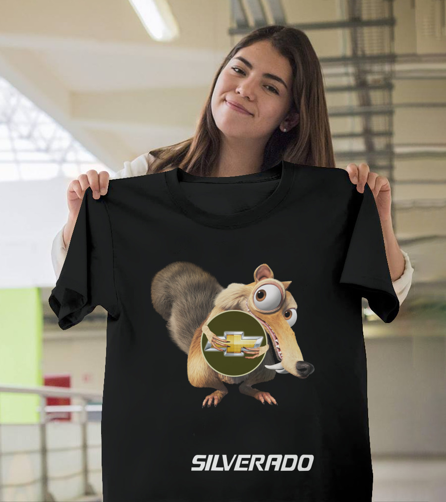 Silverado Scrat With Chevrolet T-Shirt
