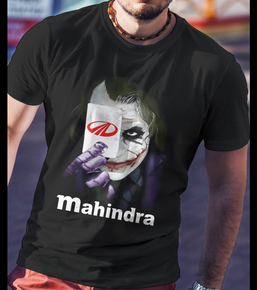Mahindra Joker Card Iconic Face T-Shirt