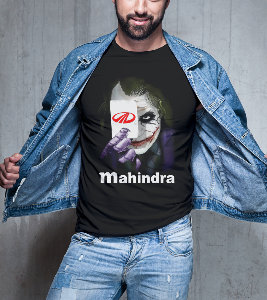 Mahindra Joker Card Iconic Face T-Shirt