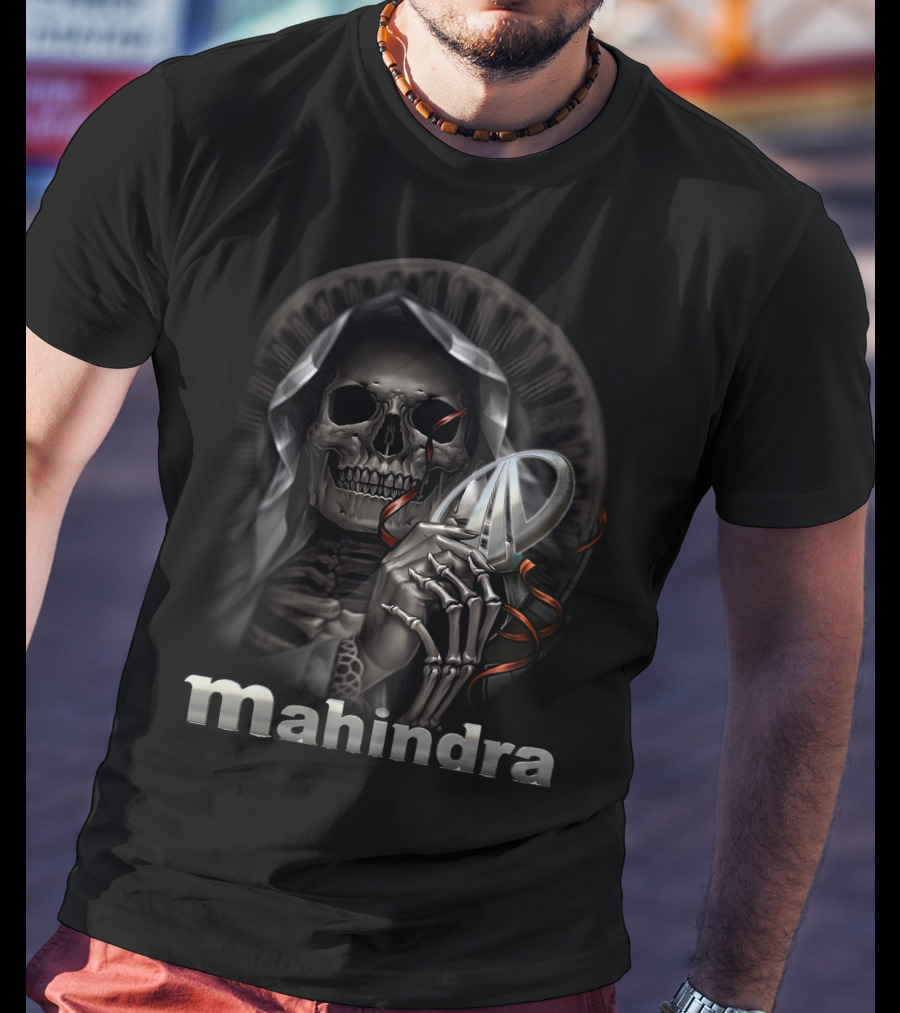 Mahindra Grim Reaper Holding T-Shirt