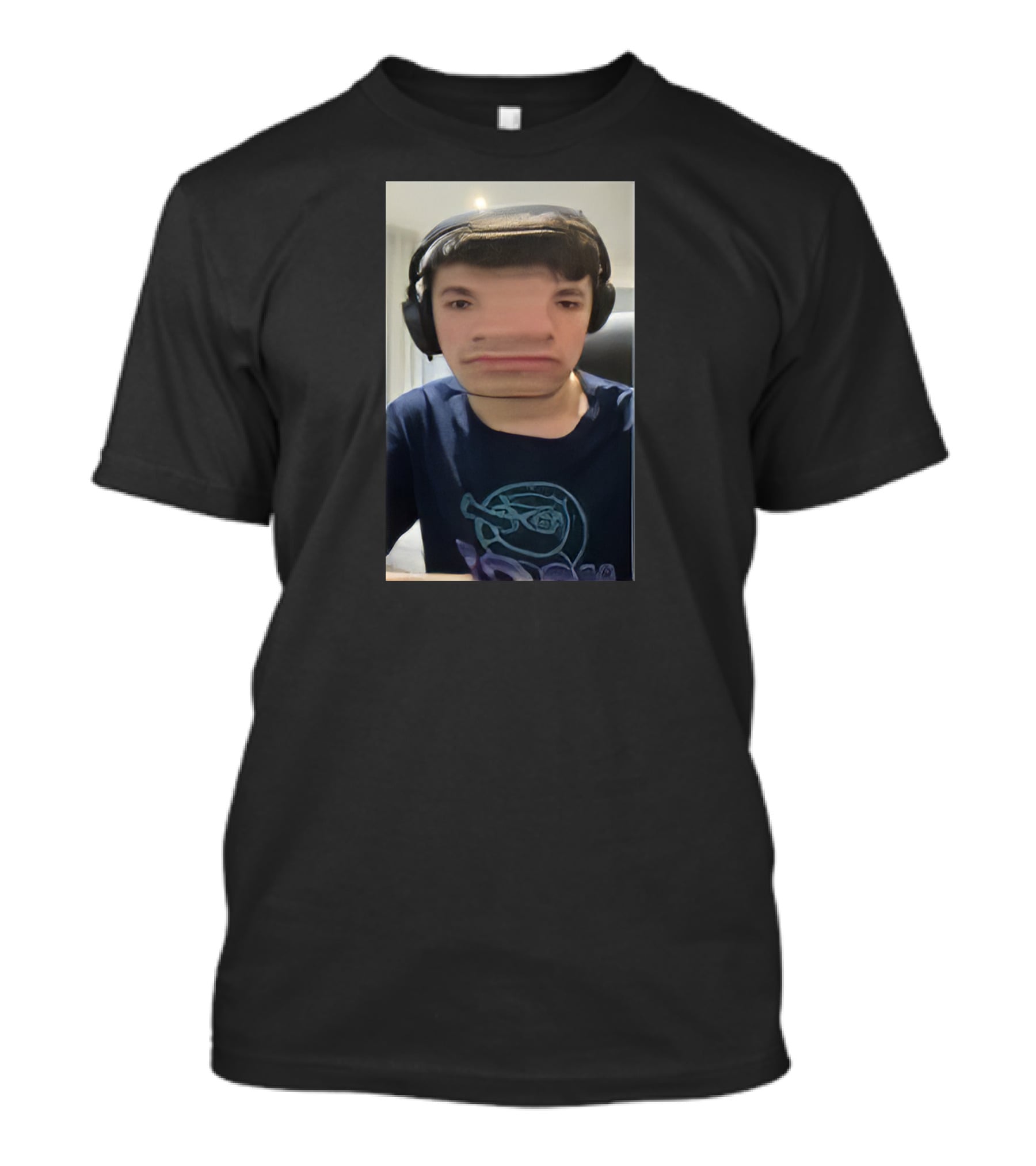 Georgenotfound Distorted Image Head T-Shirt