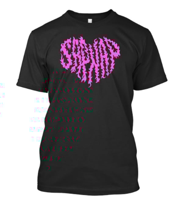 Sapnap Pink Flame Heart Valentine Merch T-Shirt
