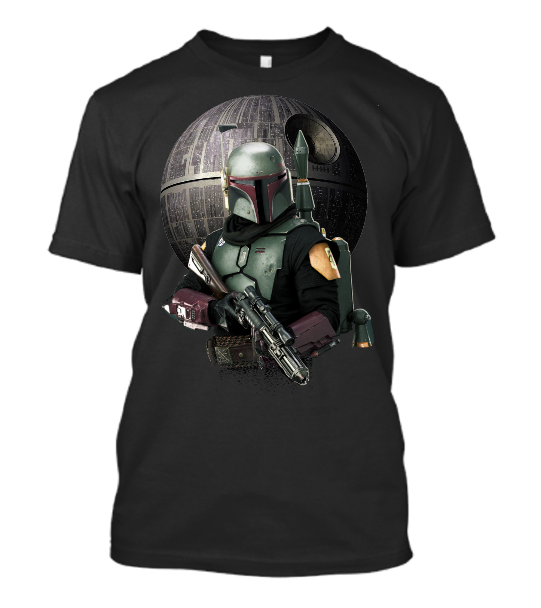 Boba Fett In Front Of Death Star Perfect Gift For You T-Shirt