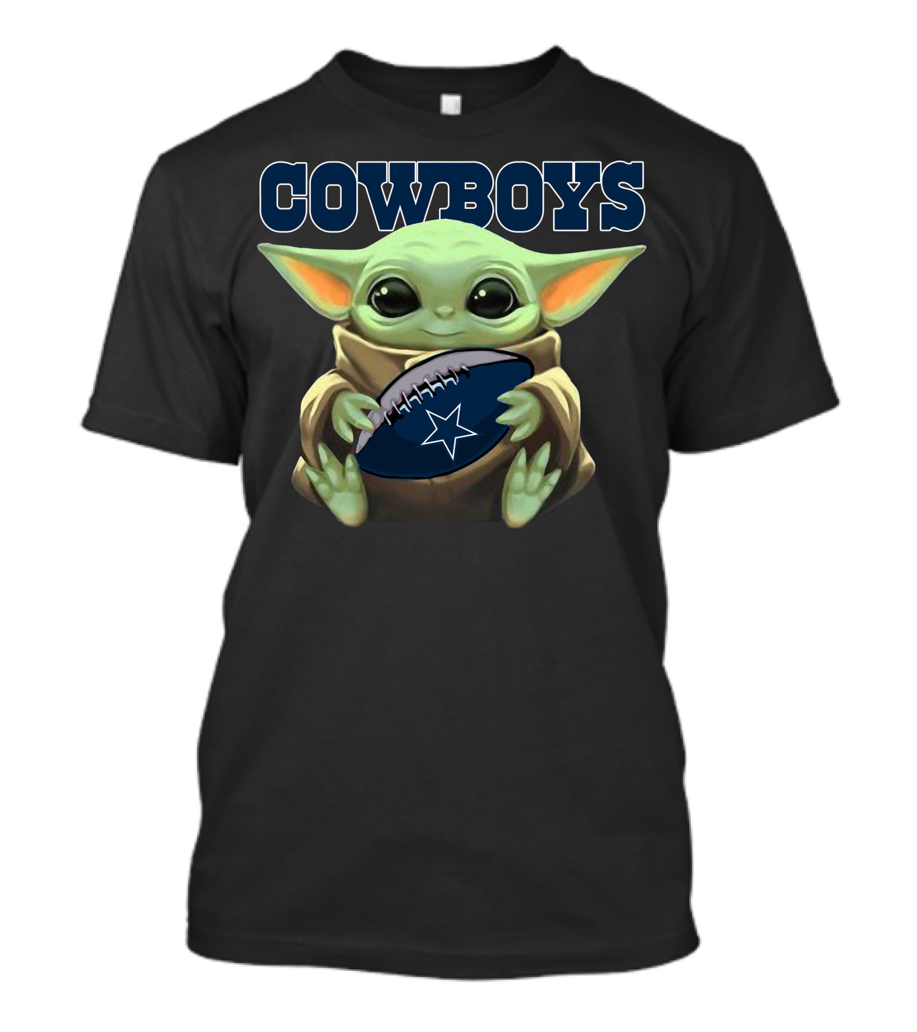 Cowboys 16 Yoda Star Wars Football T-Shirt