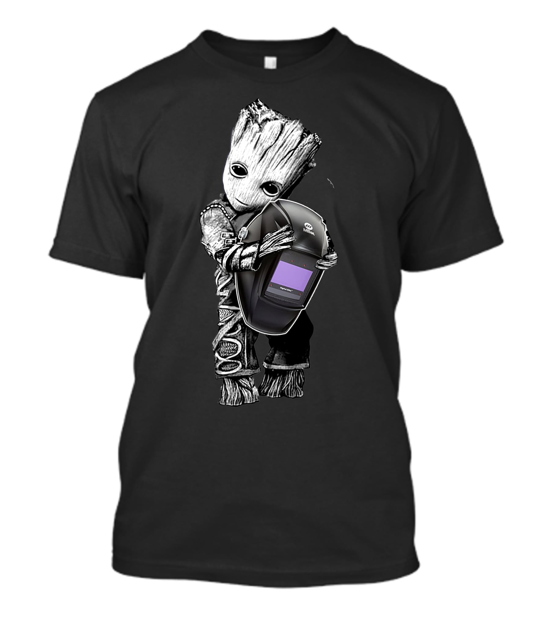 Groot Welding Helmet Hug T-Shirt