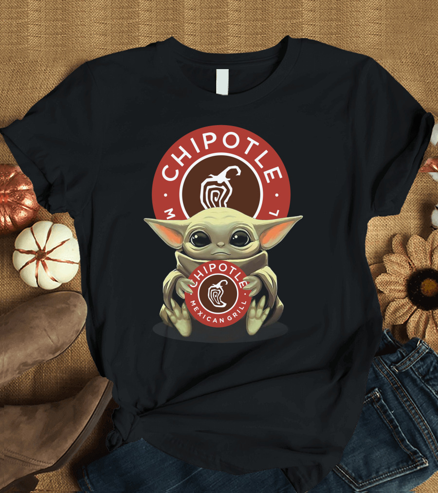 Chipotle Mexican Grill Baby Yoda T-Shirt