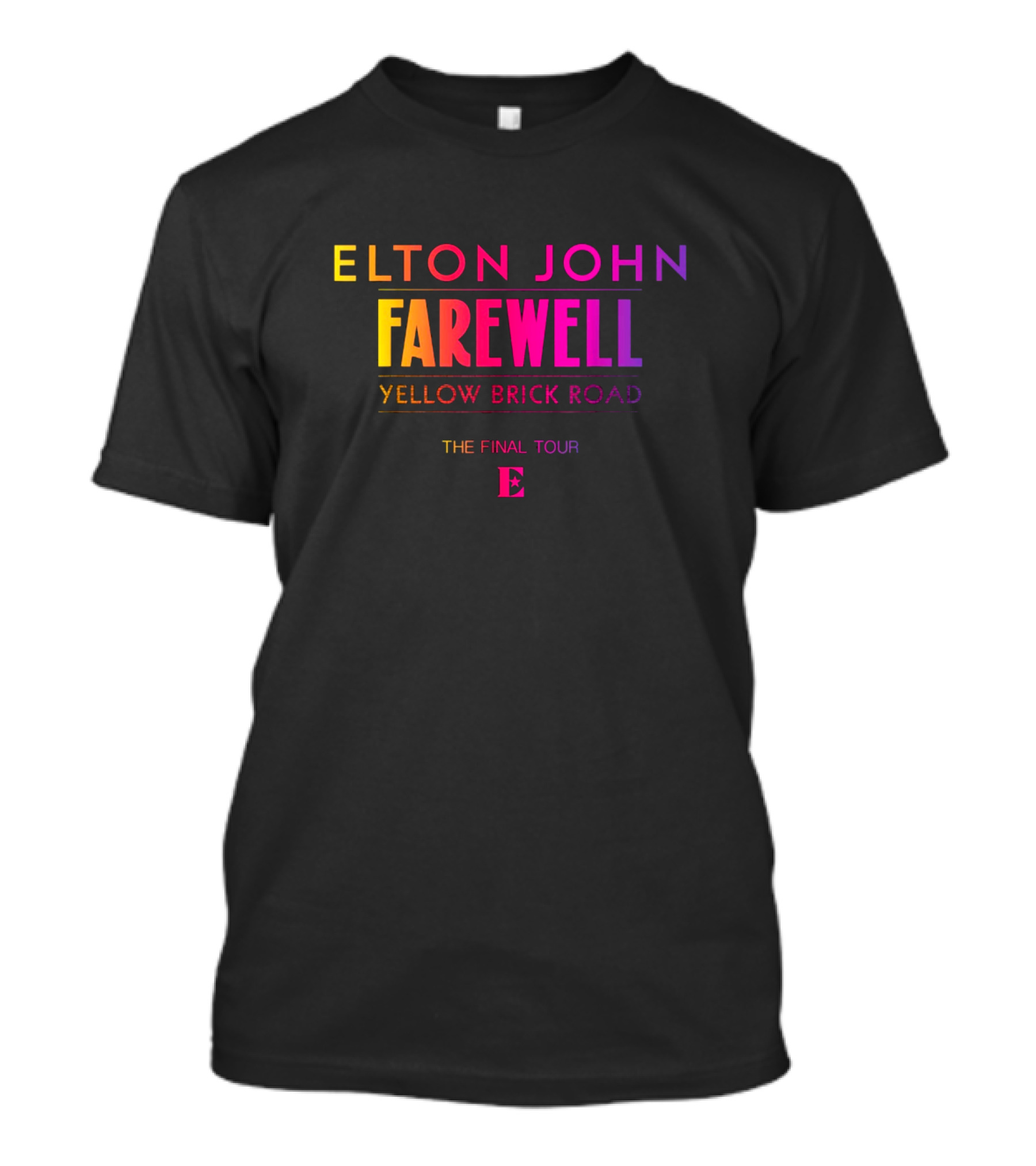 Elton John Farewell Yellow Brick Road Final Tour T-Shirt