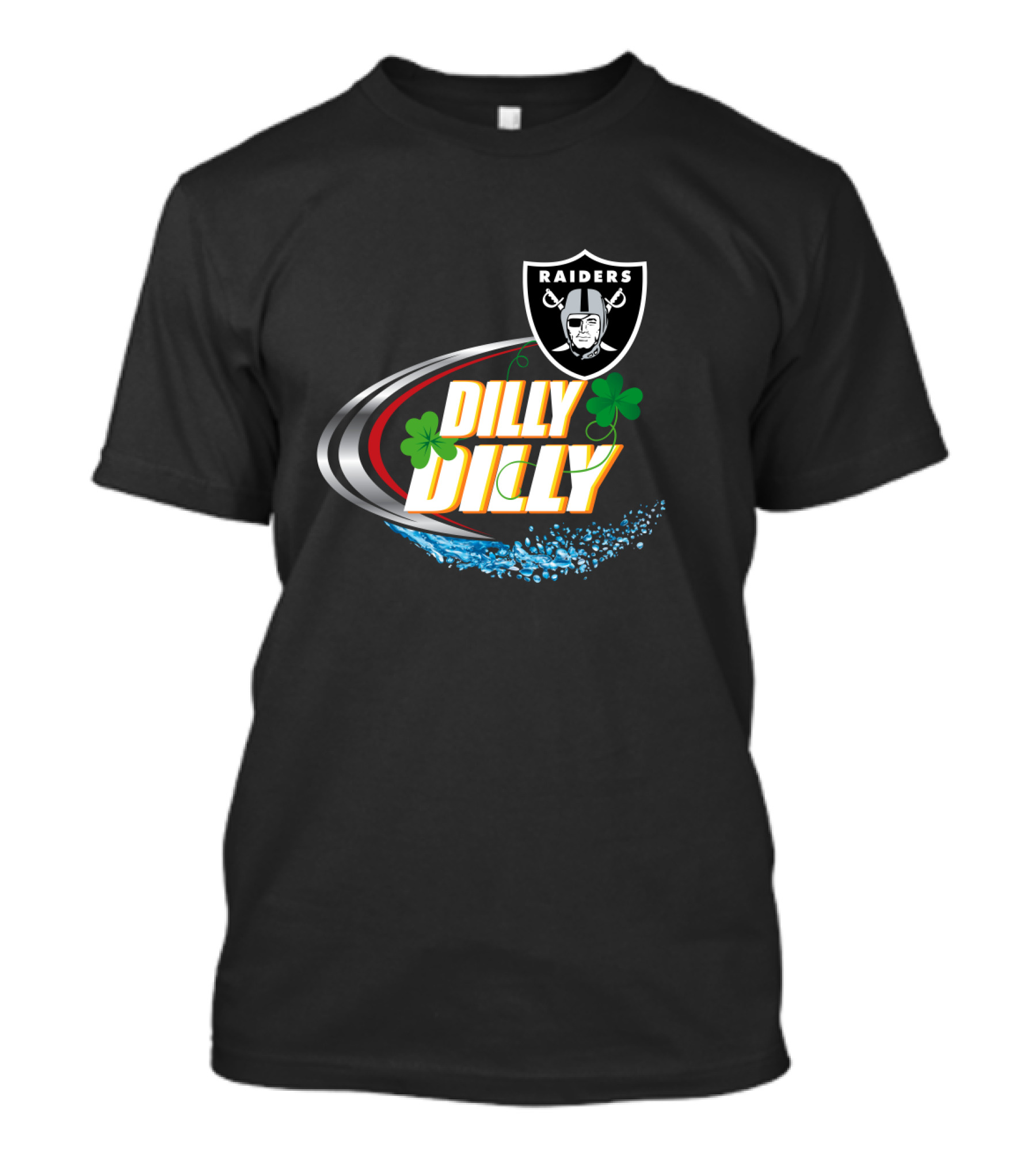 Dilly Dilly Raiders Clover And Splash Theme T-Shirt