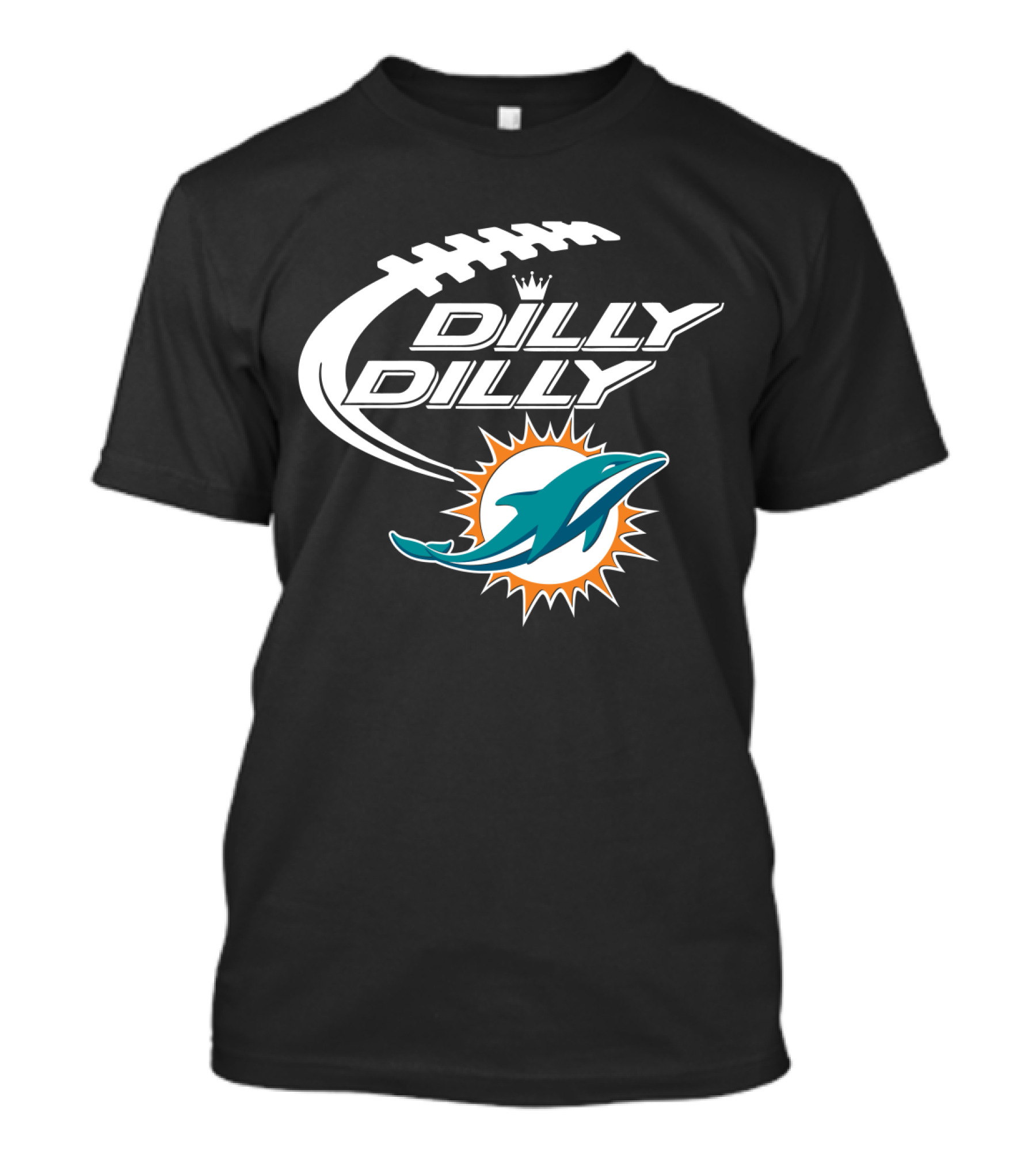 Dilly Dilly Miami Dolphins Bud Light Football T-Shirt