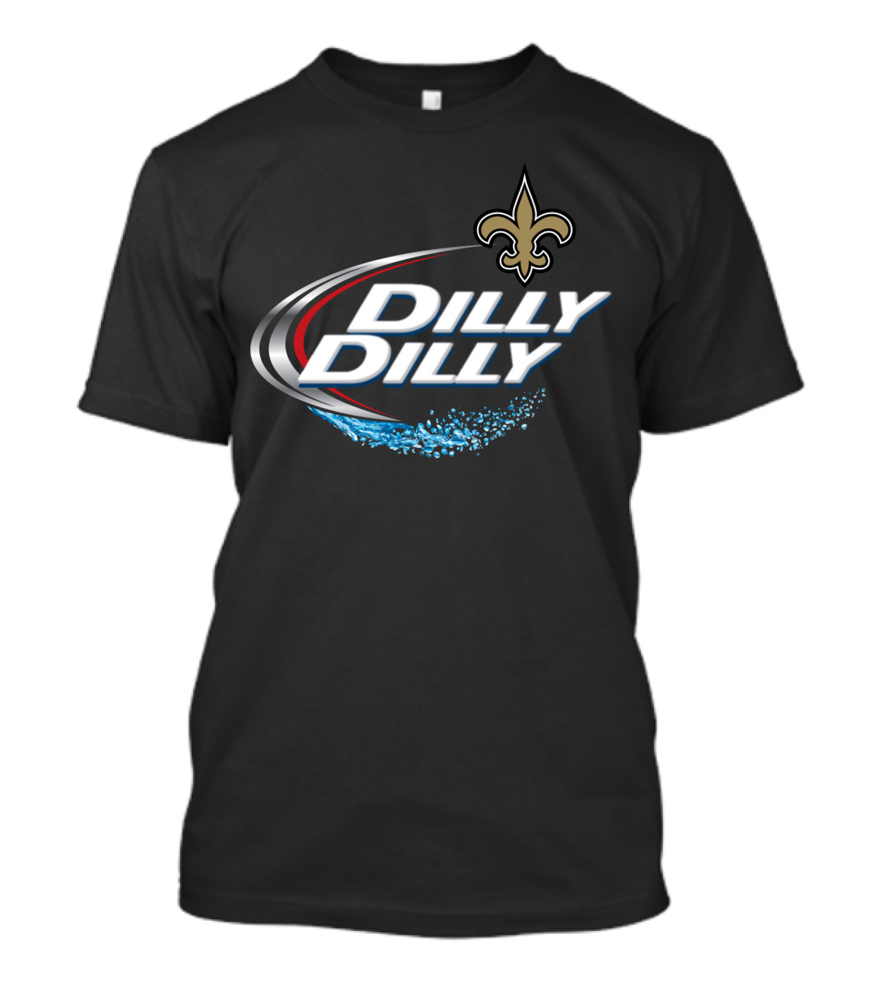 New Orleans Saints Nfl Fan Dilly Dilly Fleur-De-Lis T-Shirt