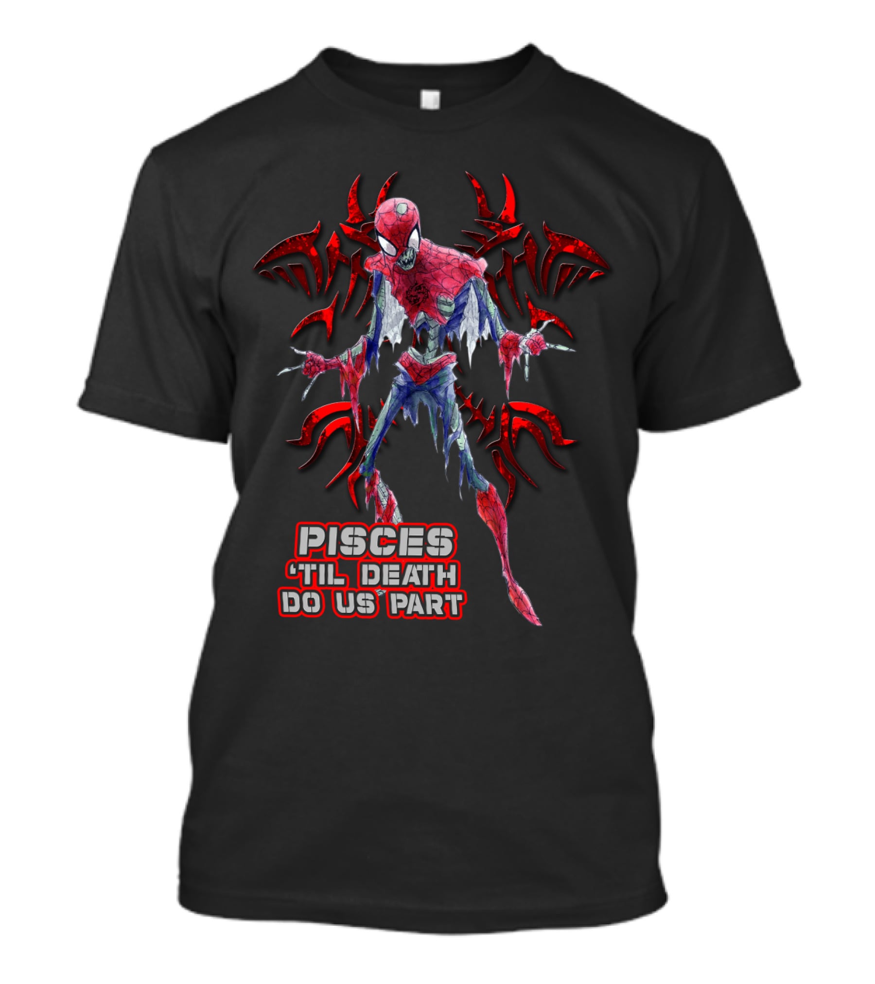Pisces 'Til Death Do Us Part Marvel Fans Favorite T-Shirt