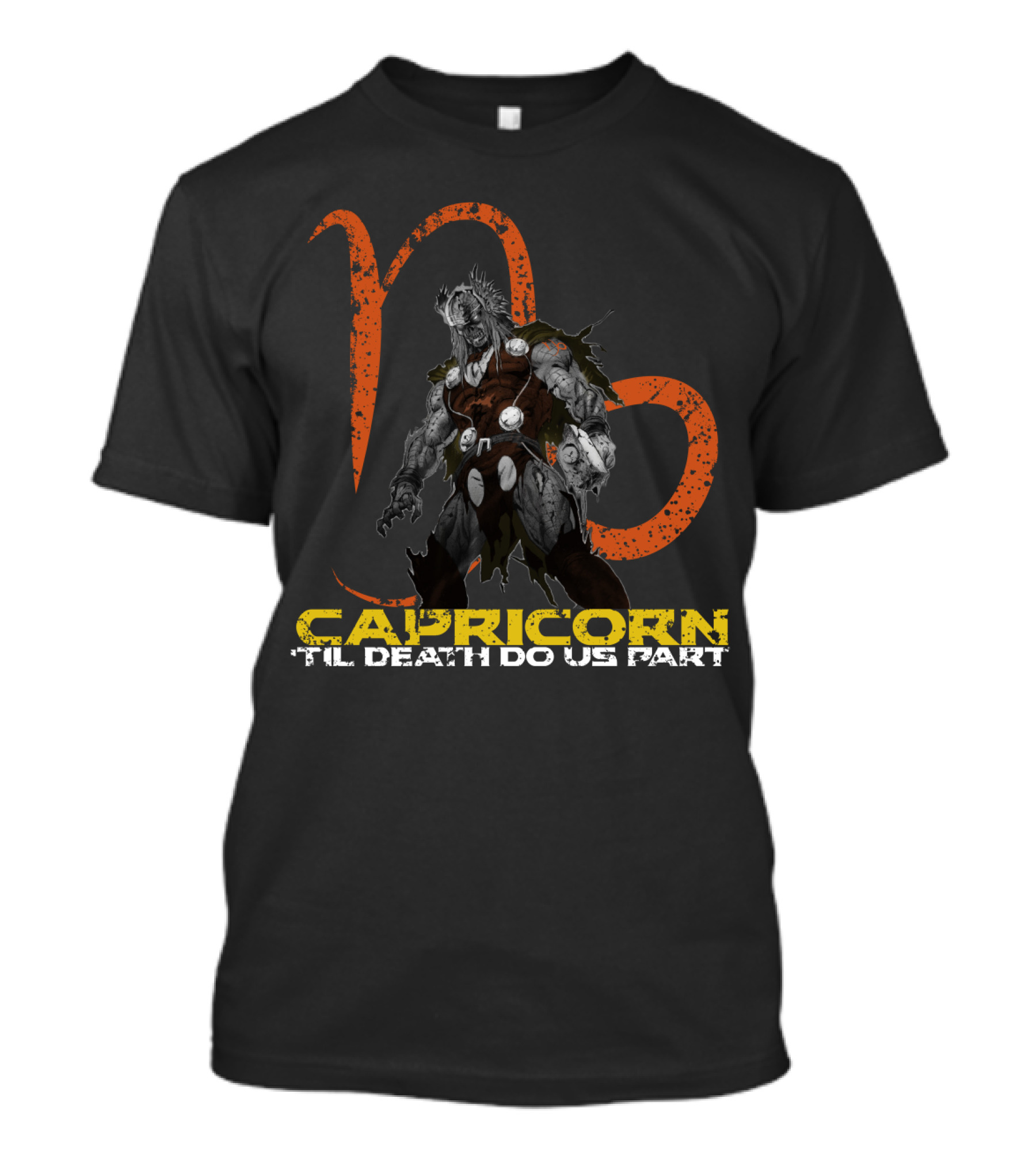 Marvel Zombie Thor Capricorn 'Til Death Do Us Part T-Shirt
