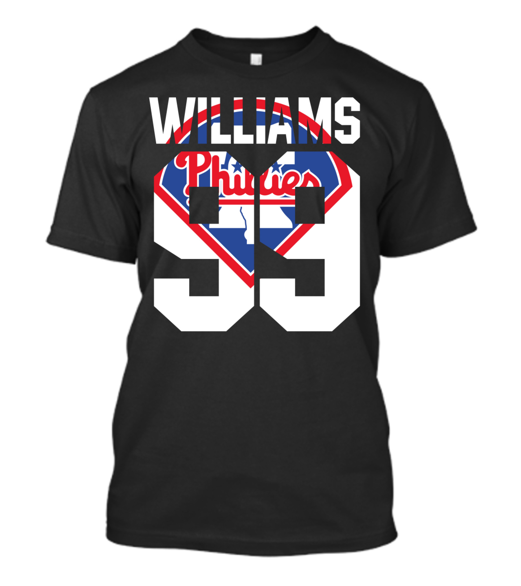 Philadelphia Phillies 1993 Williams 99 Baseball T-Shirt