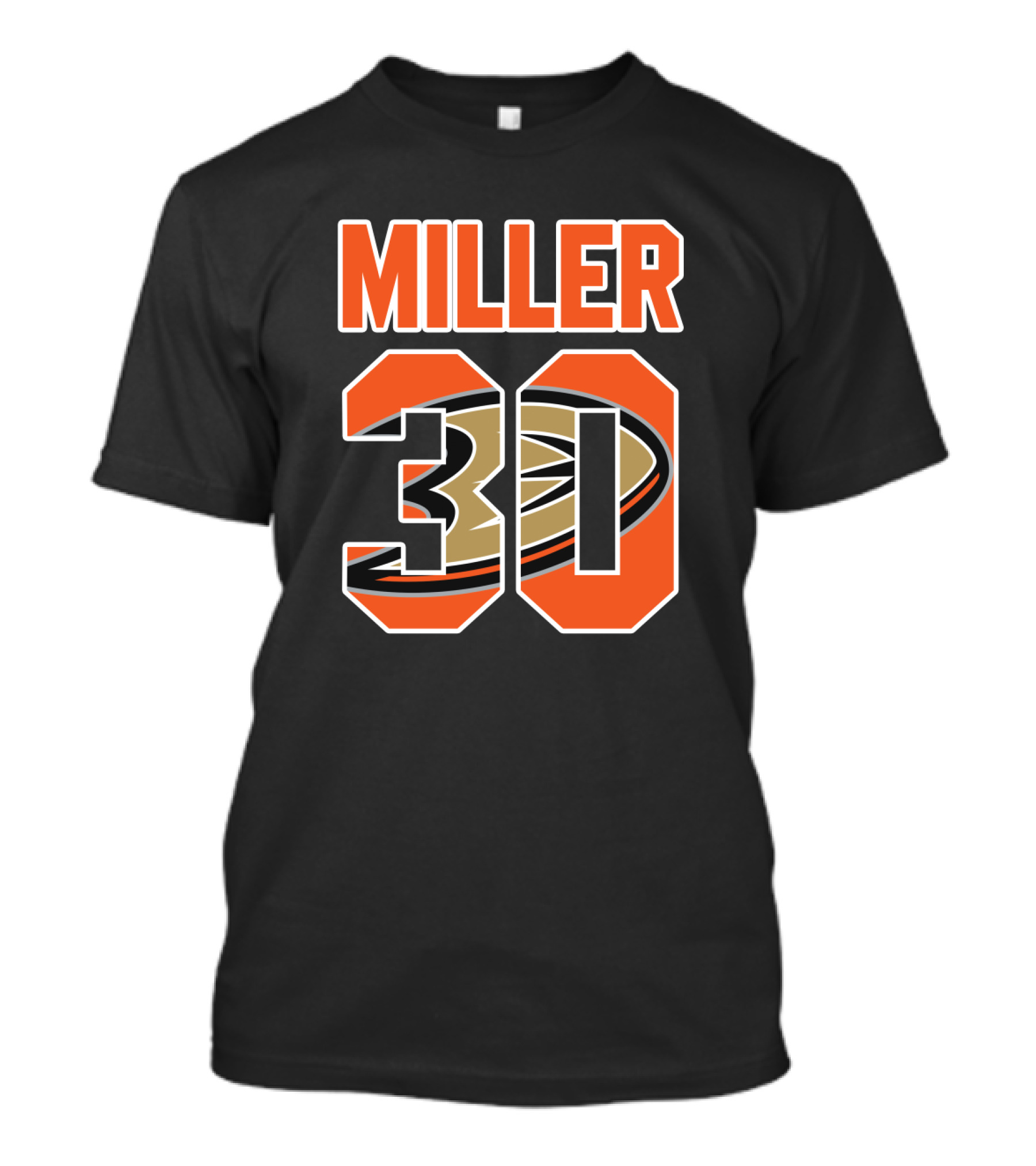 Miller Anaheim Ducks 30 NHL Hockey Ryan T-Shirt