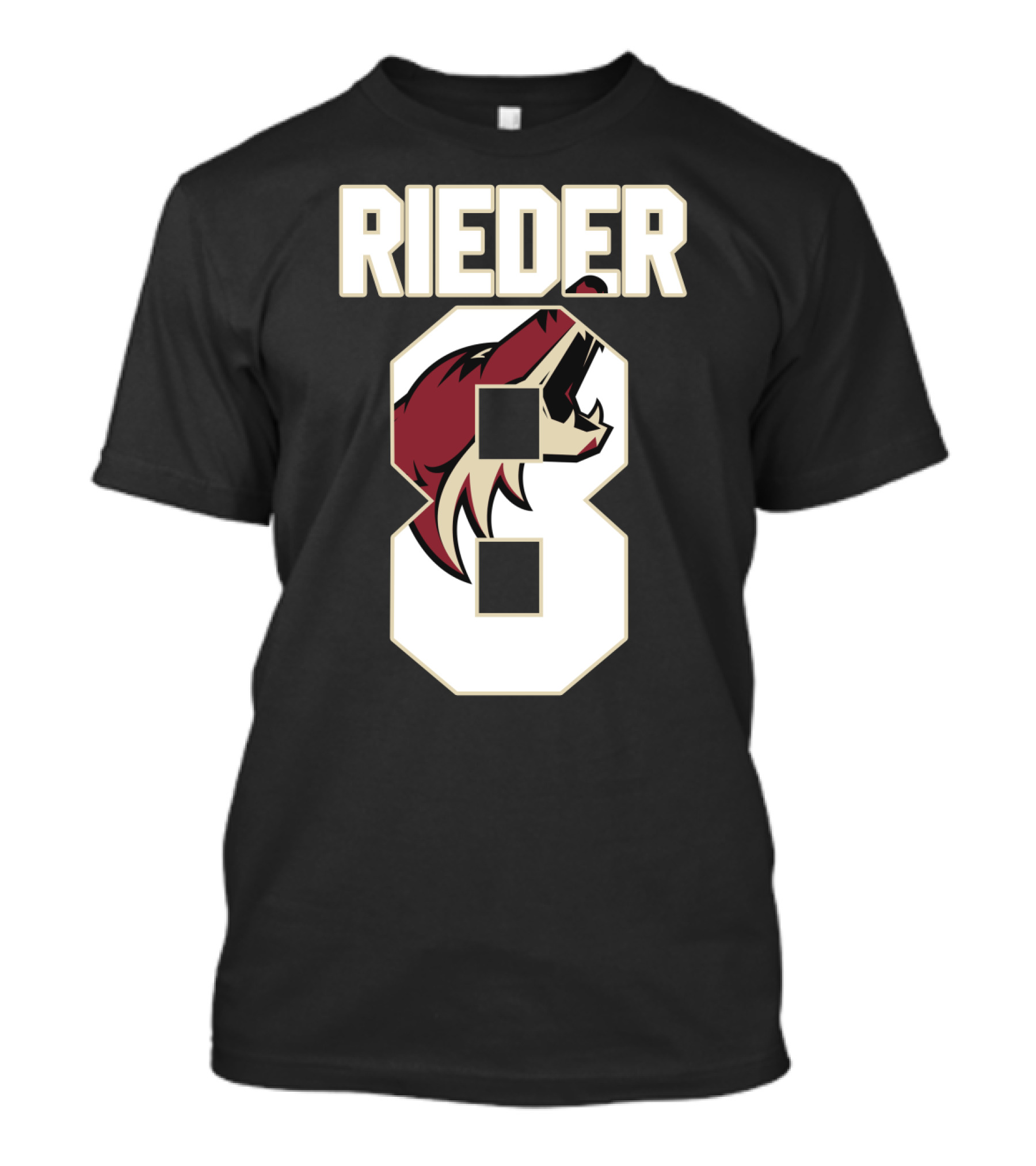Arizona Coyotes Tobias Rieder Number 8 NHL Team T-Shirt