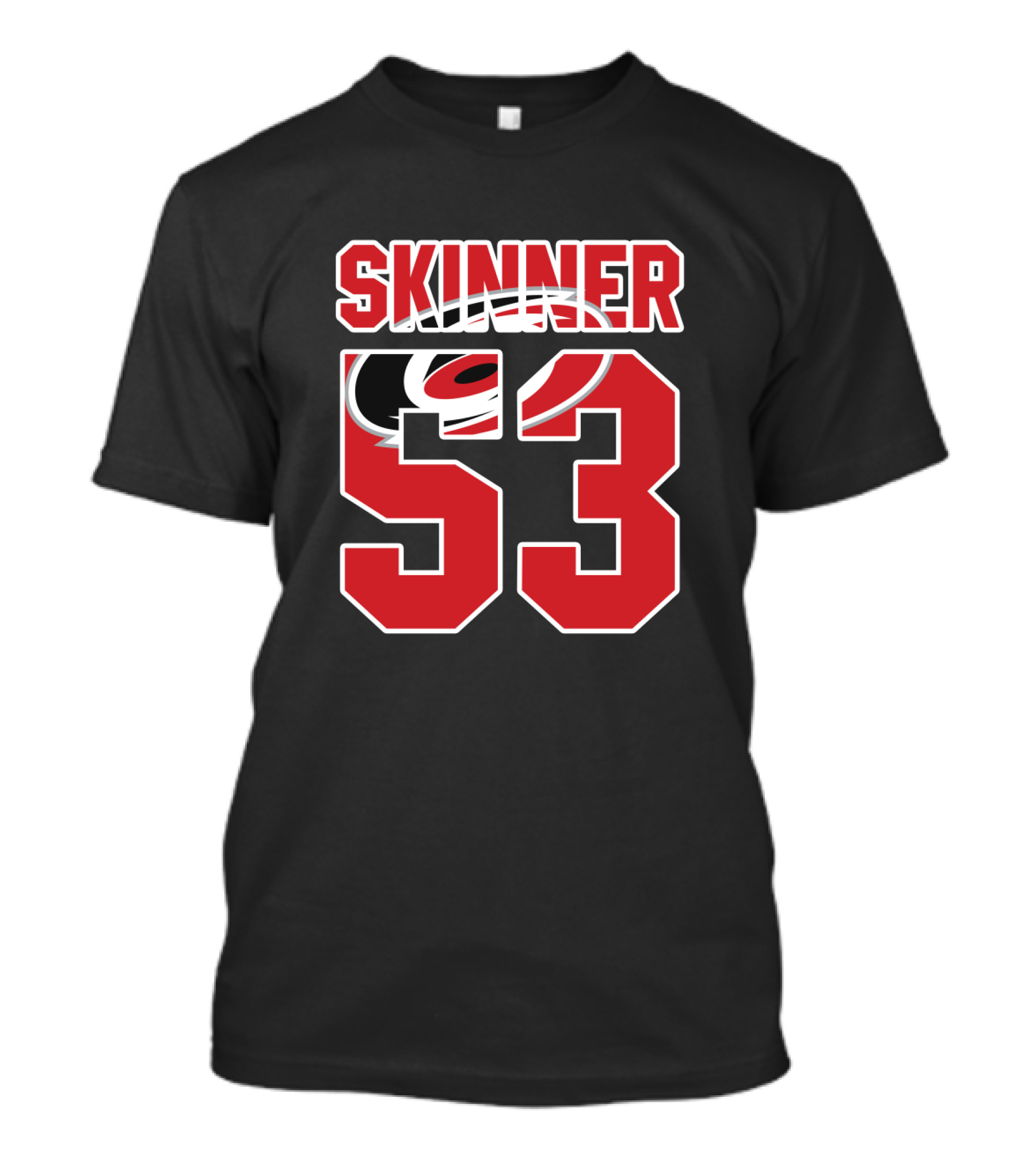 Carolina Hurricanes Jeff Skinner 53 NHL Hockey Fan T-Shirt