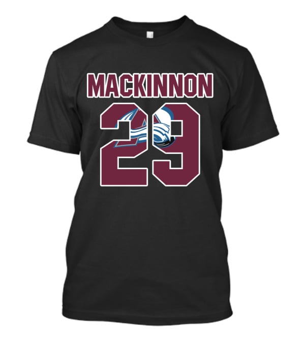 Colorado Avalanche Nathan MacKinnon 29 NHL T-Shirt