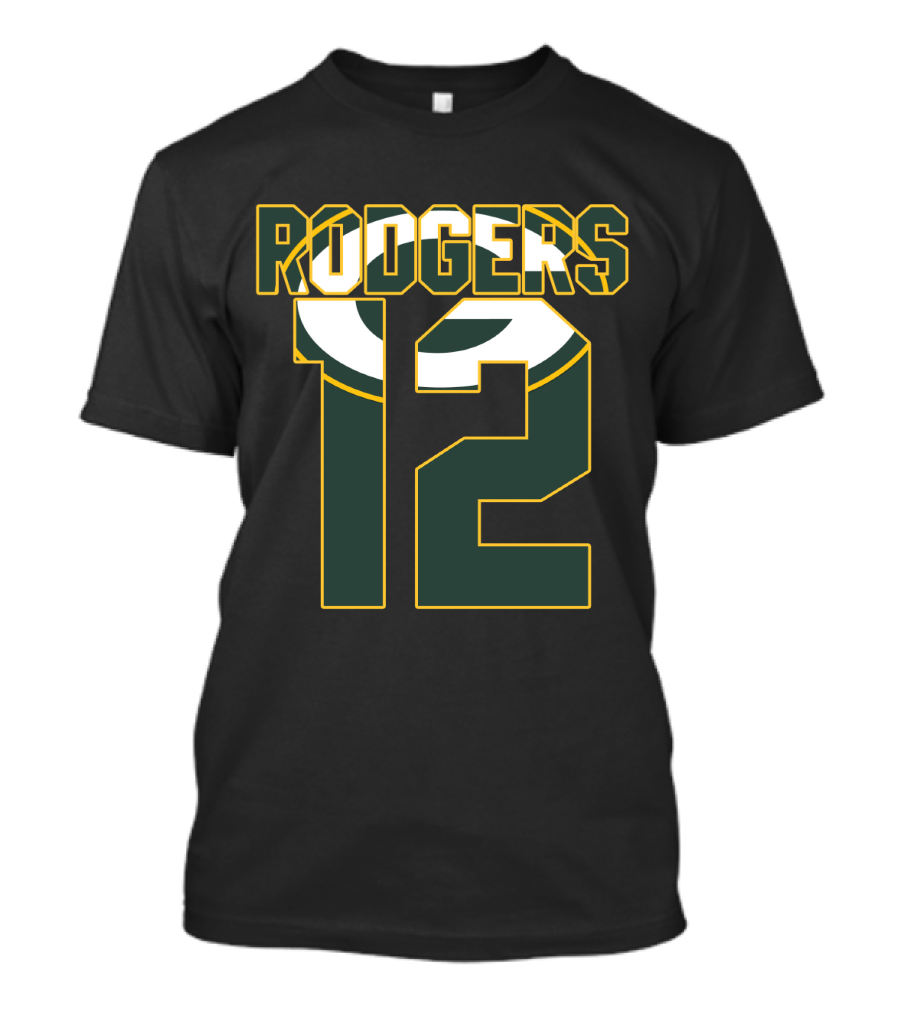 Green Bay Packers Aaron Rodgers 12 Jersey T-Shirt