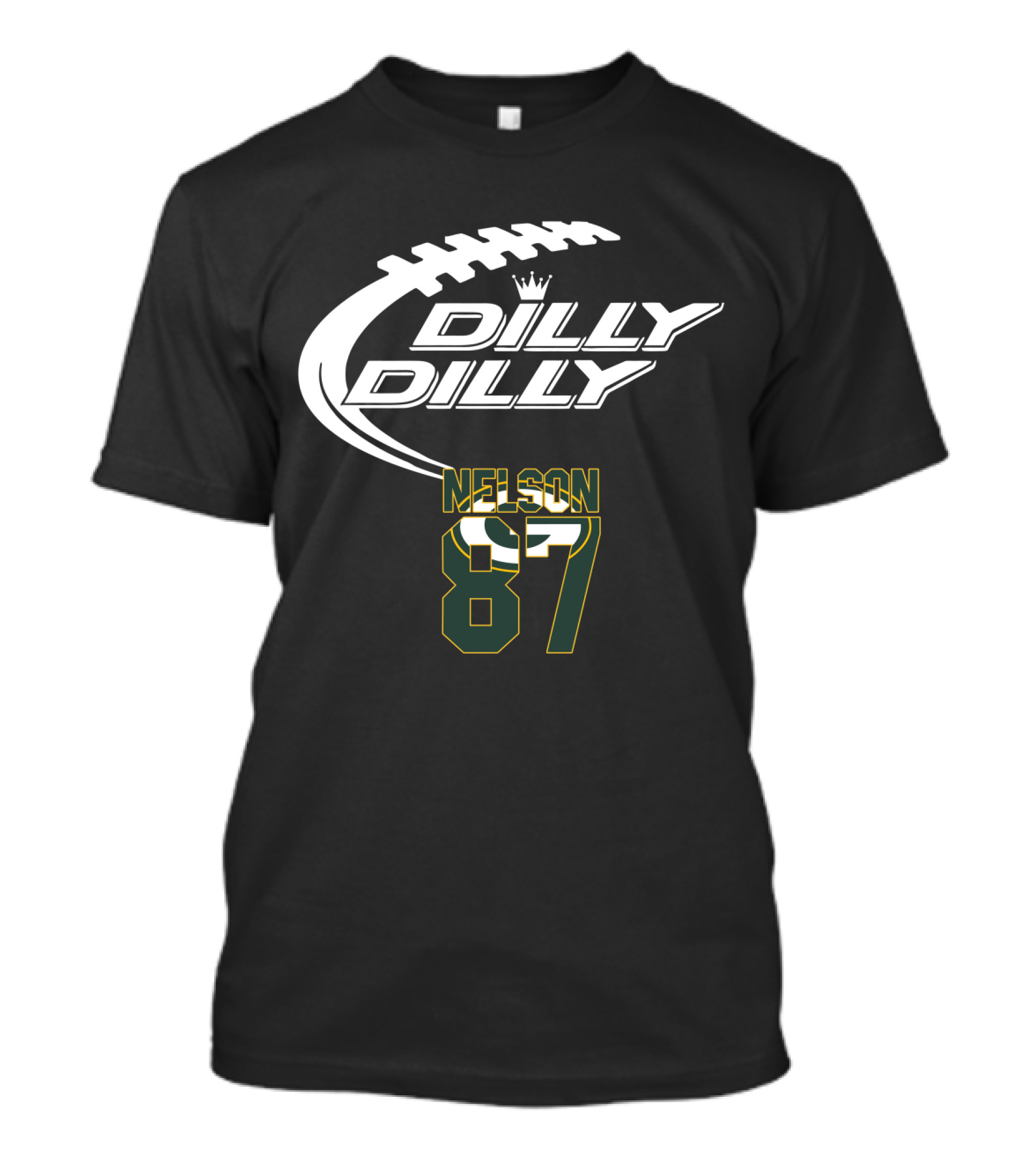 Green Bay Packers Jordy Nelson 87 Football Dilly Dilly T-Shirt