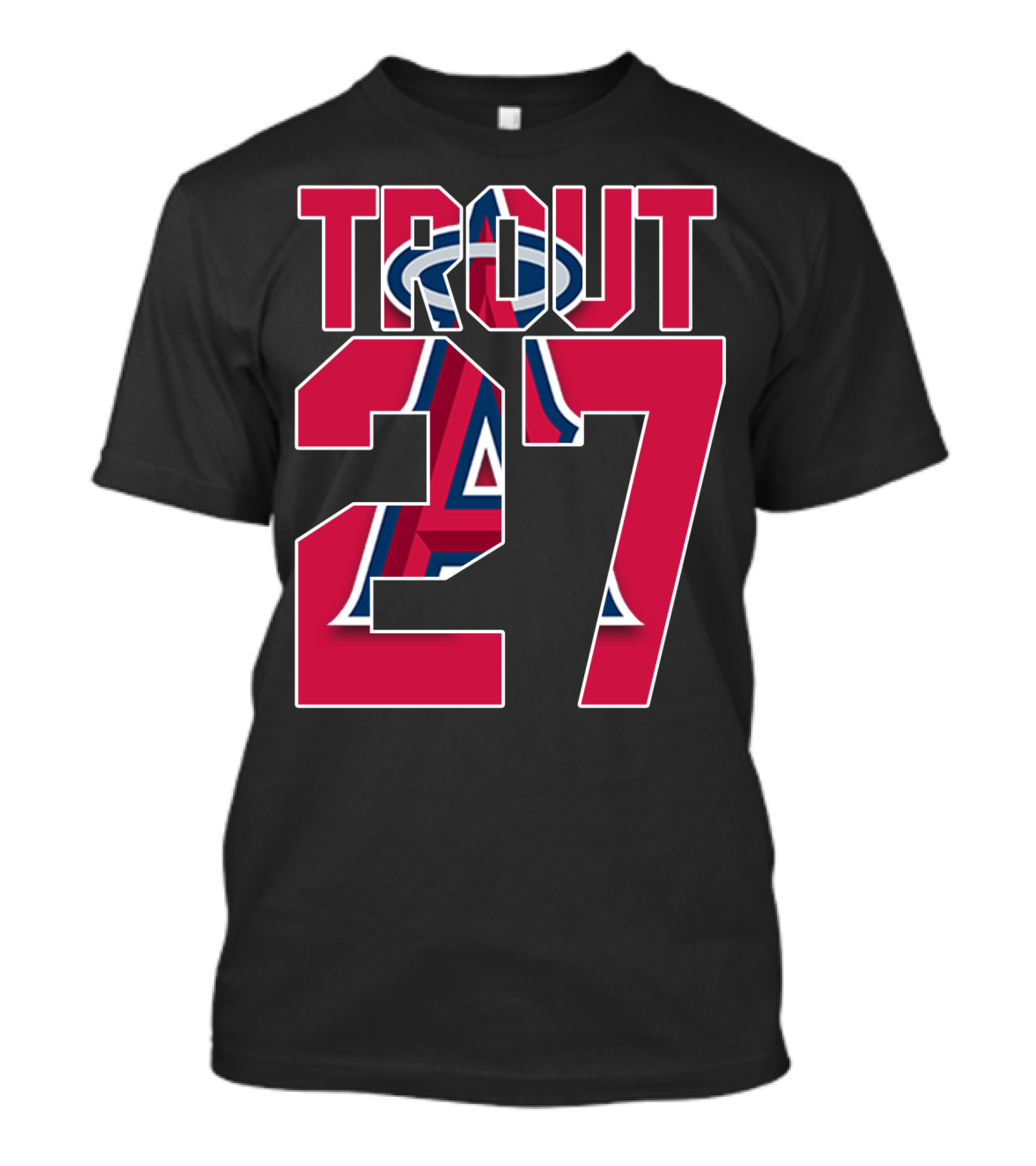 Trout 27 Los Angeles Angels T-Shirt