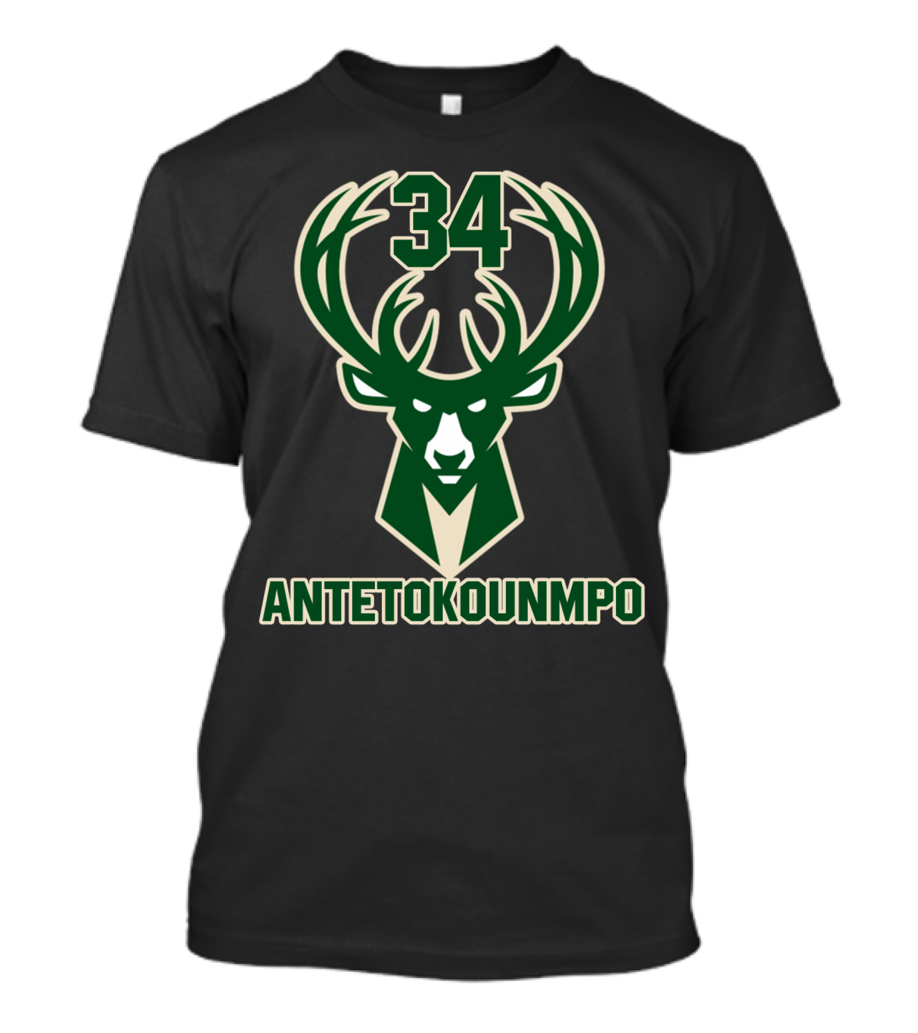 Milwaukee Bucks 34 Antetokounmpo T-Shirt