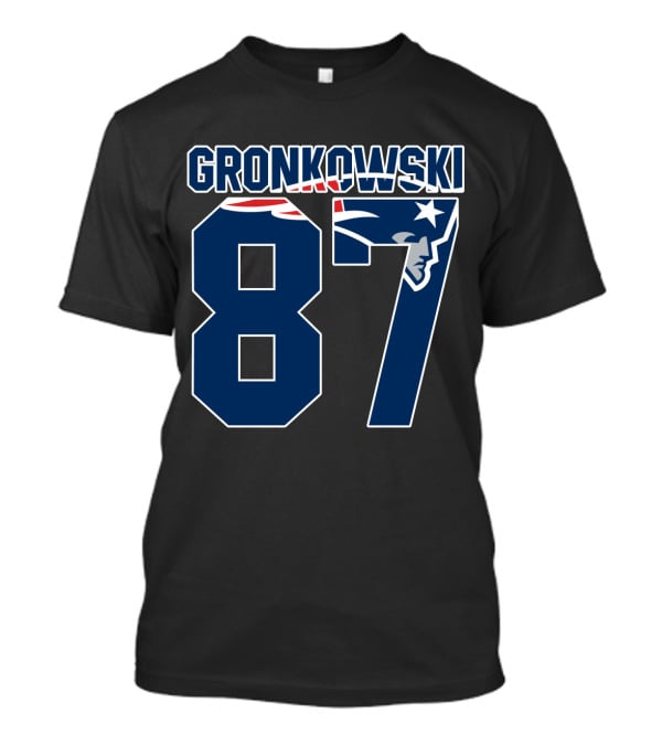 Gronkowski 87 New England Patriots T-Shirt