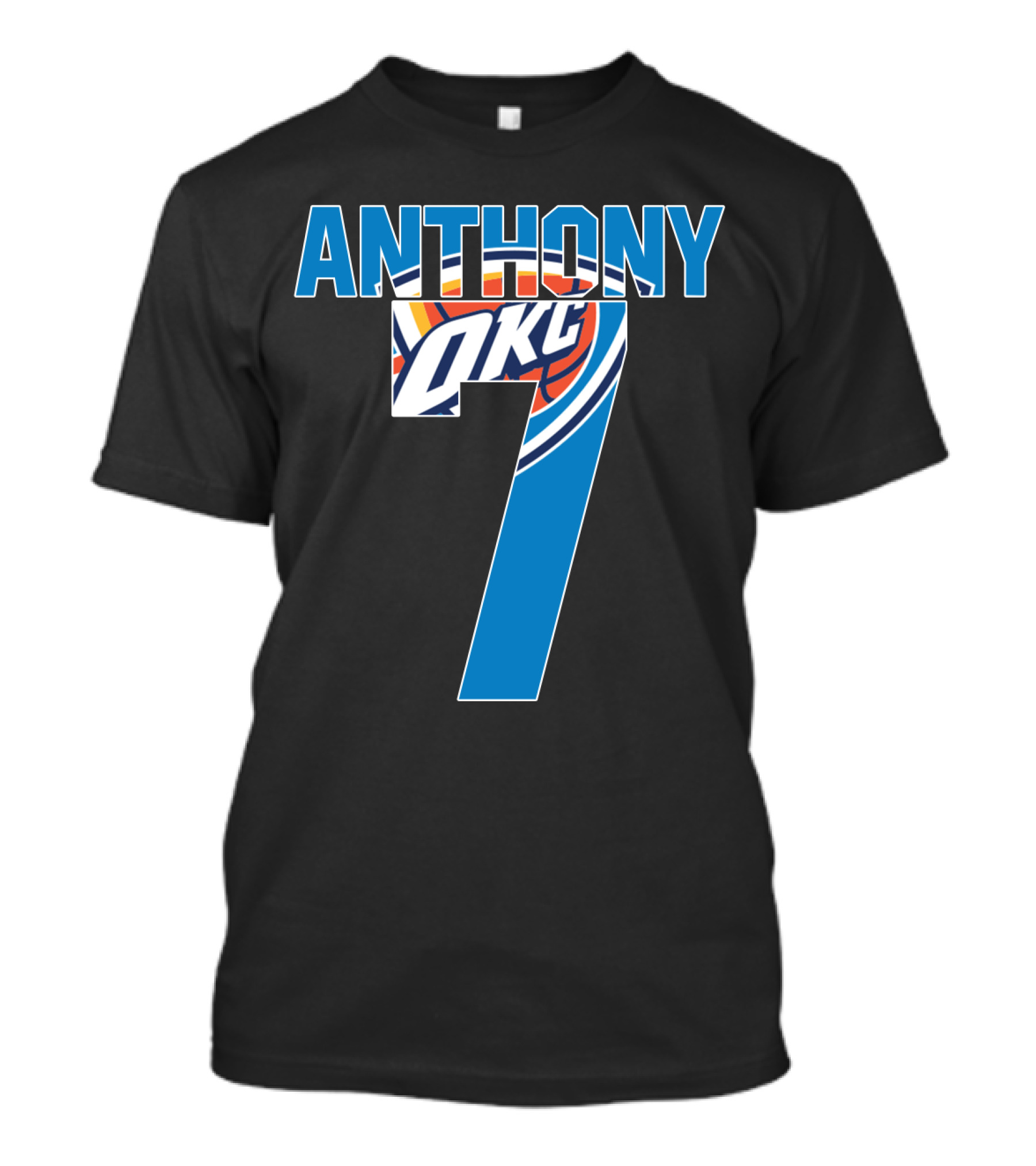 Oklahoma City Thunder Carmelo Anthony 7 Nba Okc T-Shirt
