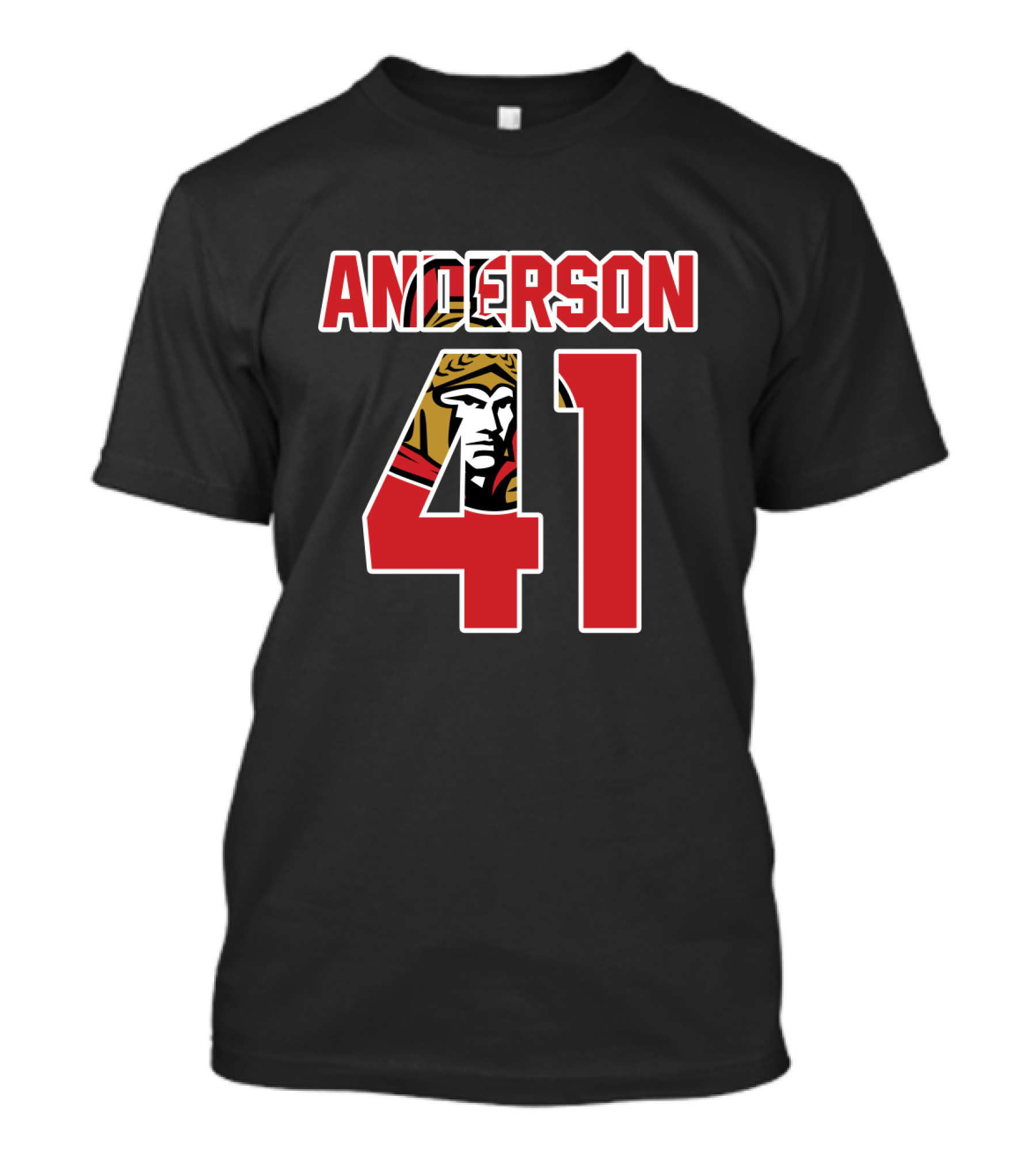Ottawa Senators Craig Anderson 41 NHL Hockey T-Shirt