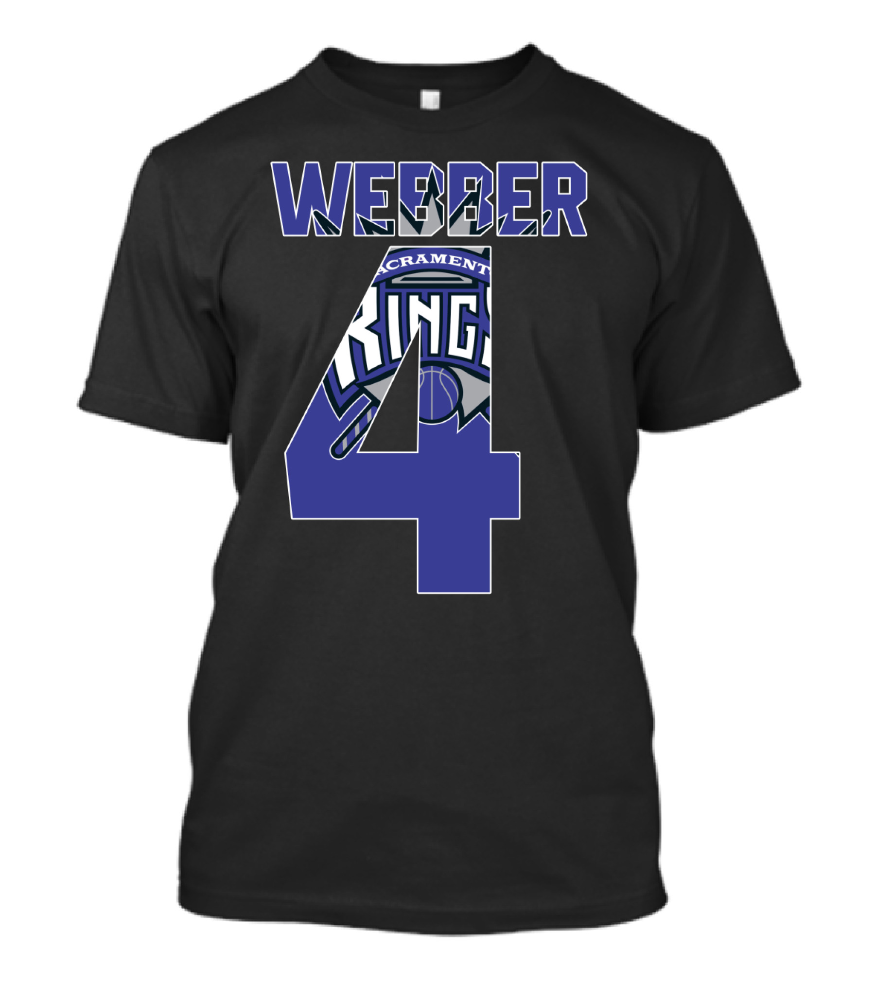 Sacramento Kings Chris Webber 4 Nba T-Shirt