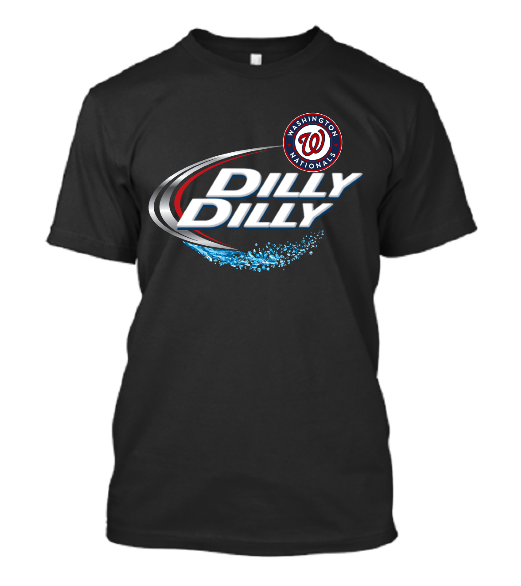 Washington Nationals Dilly Dilly Logo Splash T-Shirt