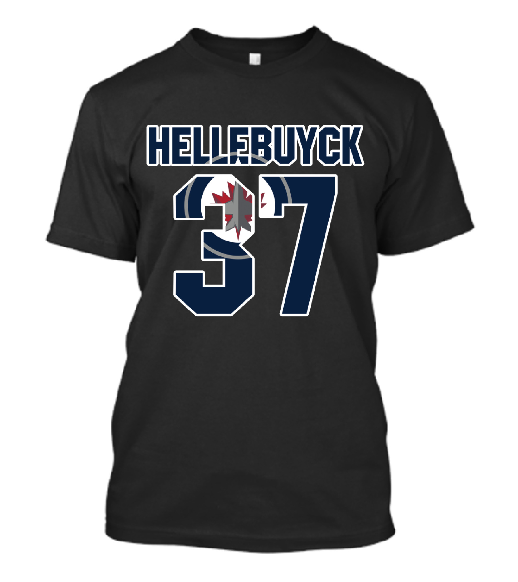 Connor Hellebuyck 37 Winnipeg Jets NHL Hockey T-Shirt