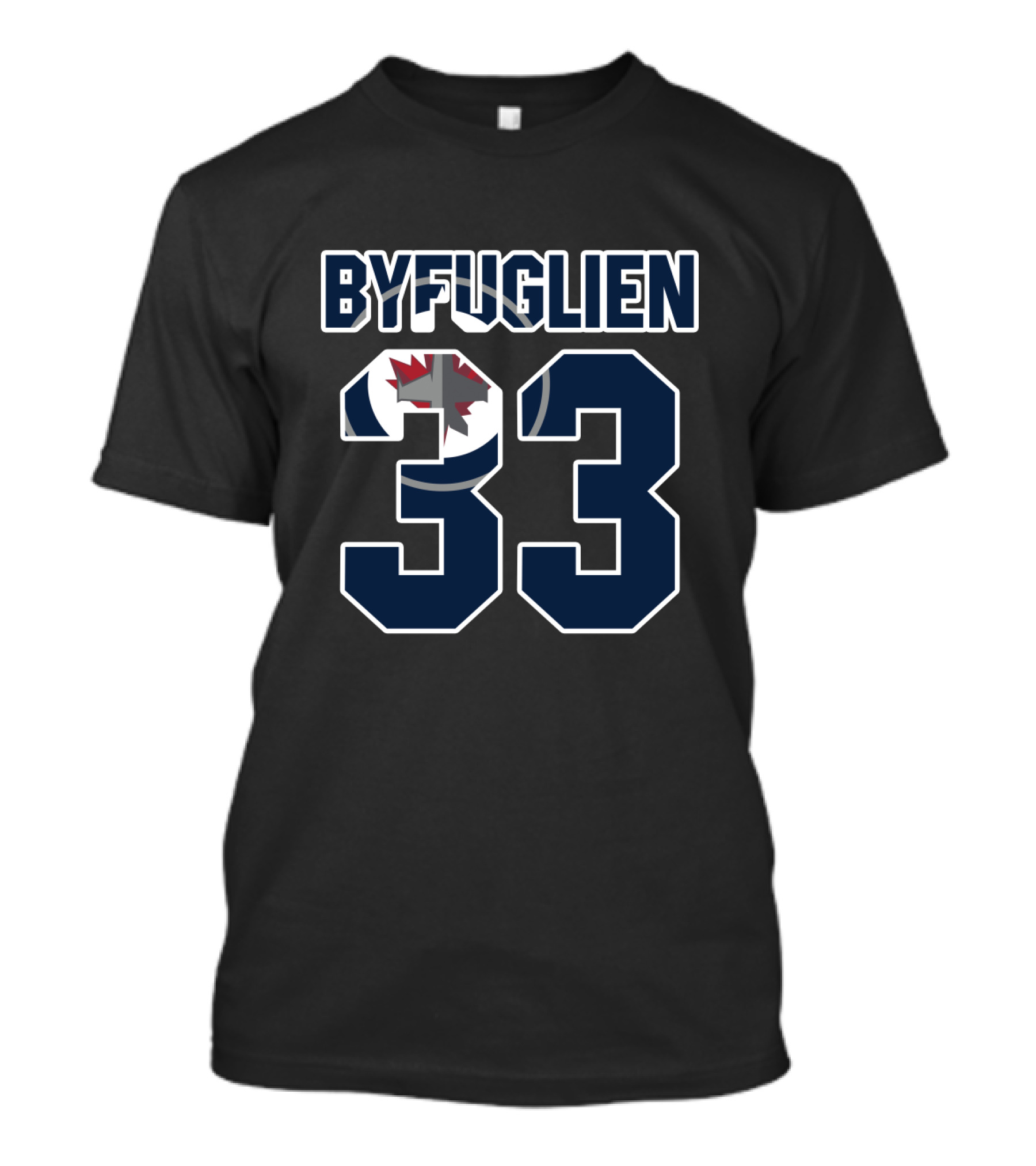 Winnipeg Jets Byfuglien 33 NHL Hockey Player Fan Gear T-Shirt