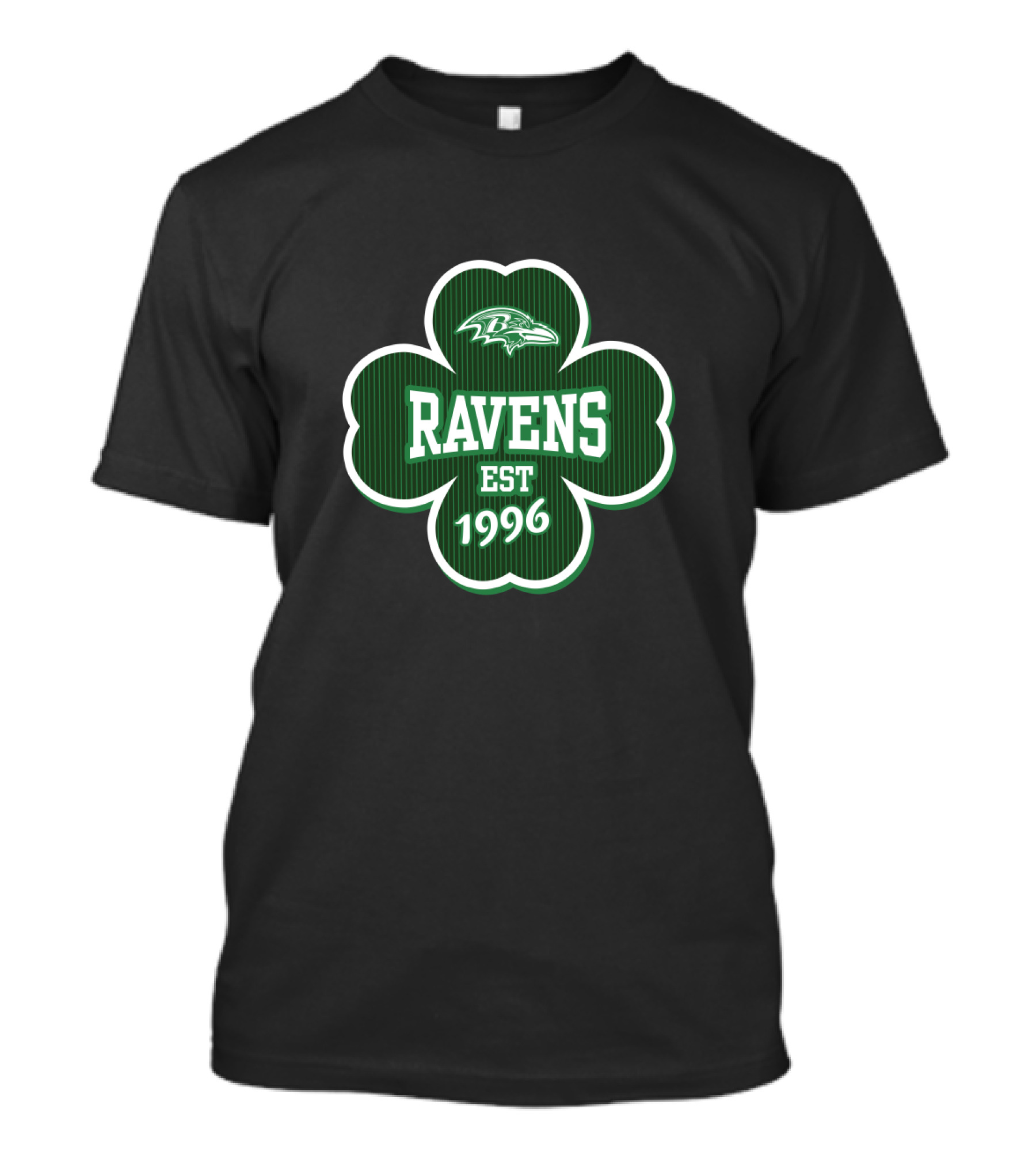 Baltimore Ravens Shamrock Est 1996 T-Shirt