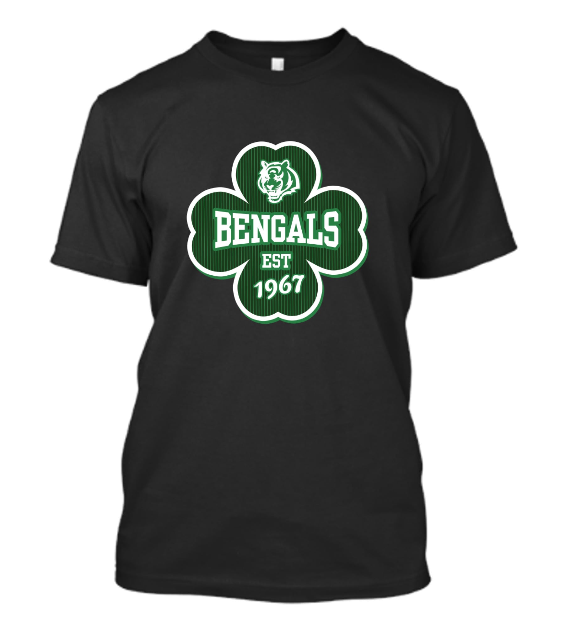 Cincinnati Bengals St. Patrick's Day Clover Est 1967 T-Shirt