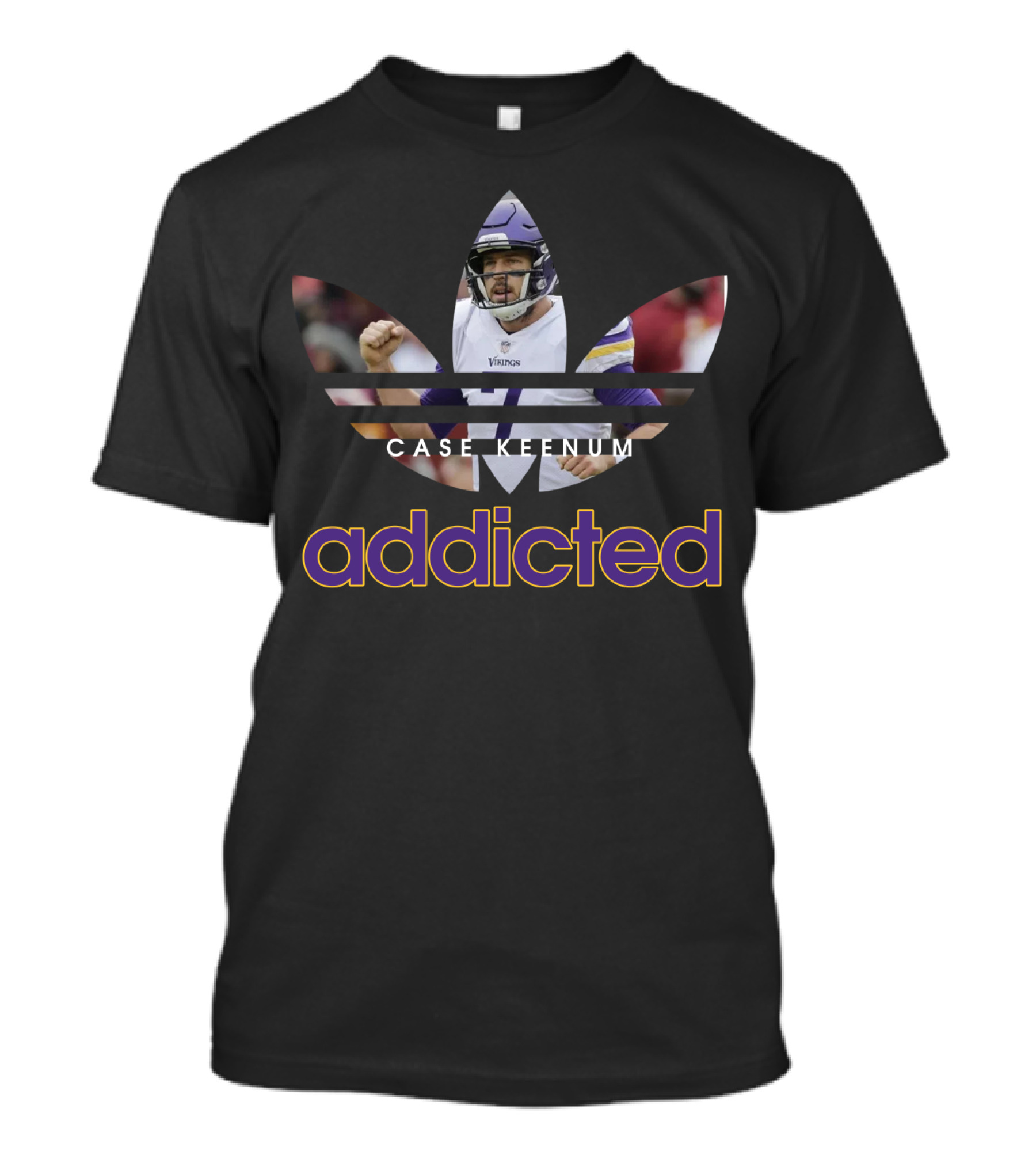 Case Keenum Addicted Minnesota Vikings Nfl T-Shirt